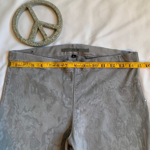 Joe’s Jeans Grey Monument Leggings Zip Ankle Sz L - Picture 8 of 8
